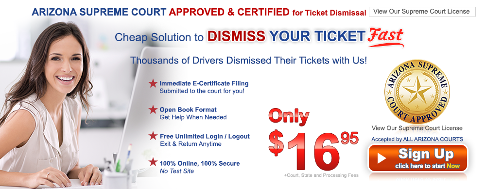 Arizona approved defensive driving online